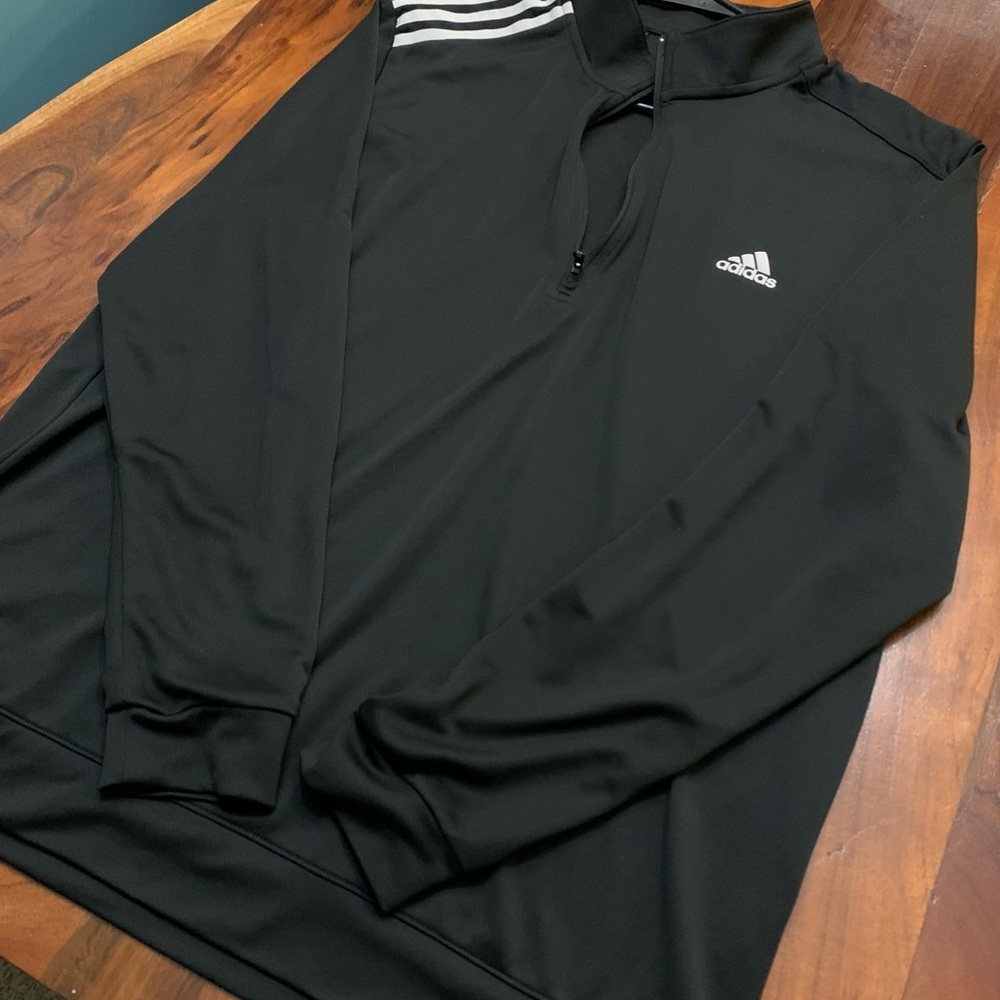 Adidas Performance Half Zip Pullover Size Large M… - image 3